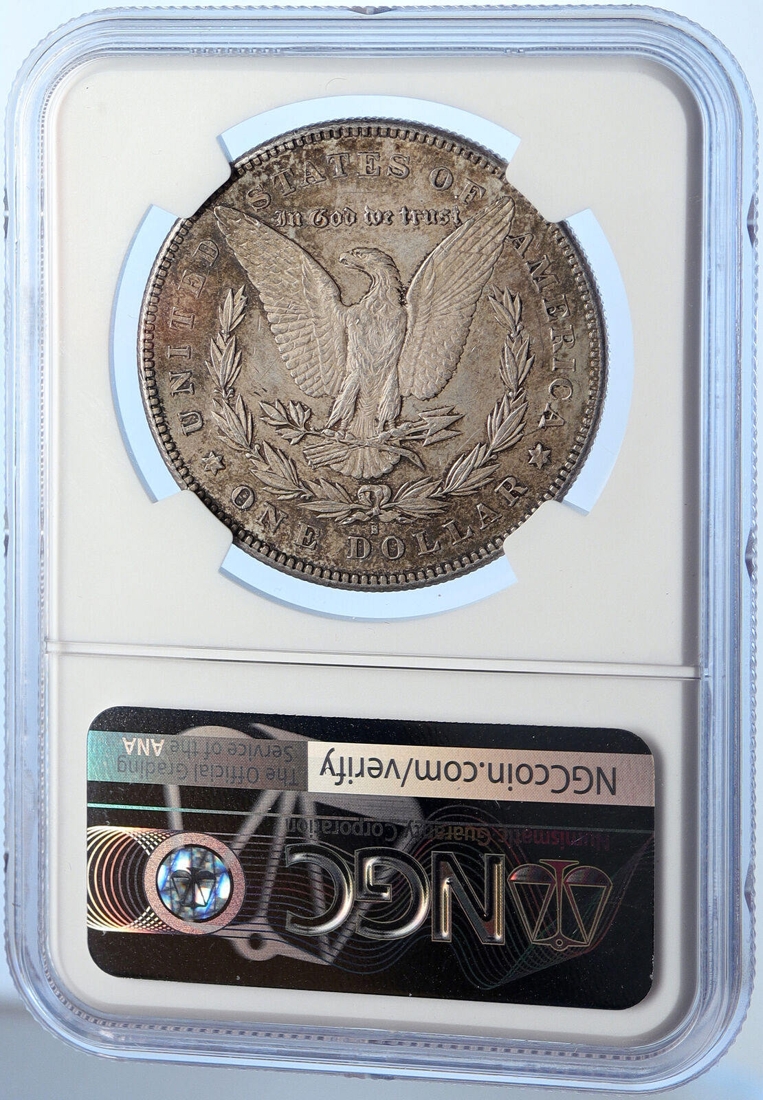 1878 S UNITED STATES of America SILVER Morgan US Dollar Coin EAGLE NGC i106260