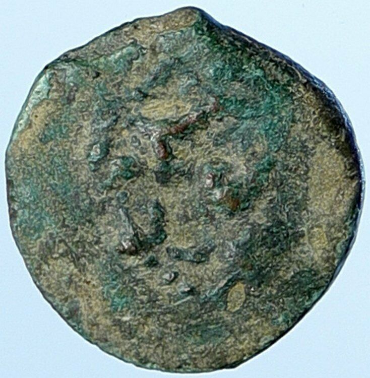 ALEXANDER JANNAEUS Biblical Jerusalem Ancient BROCKAGE ERROR Mite Coin i106946