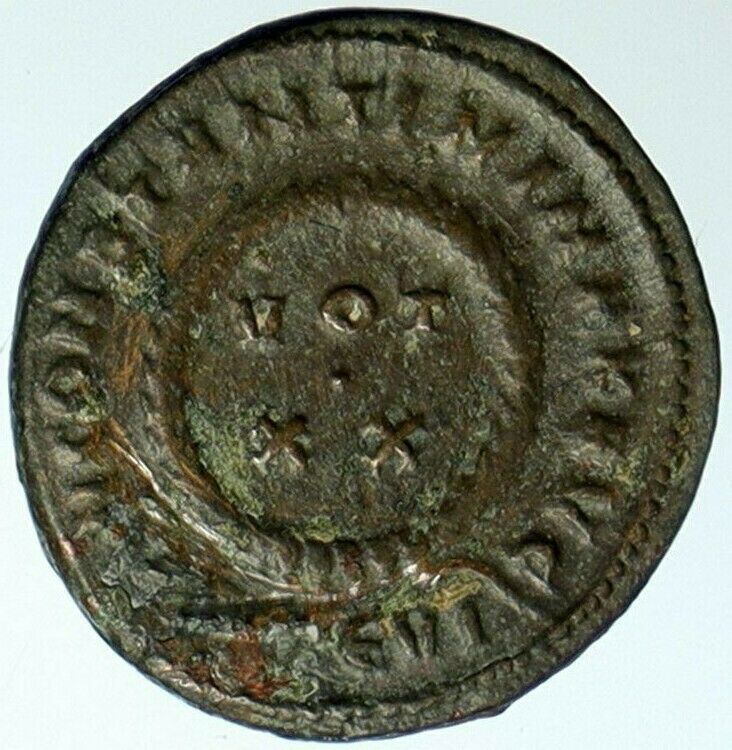 CONSTANTINE I the Great Authentic Ancient THESSALONICA Roman Coin VOT XX i102431