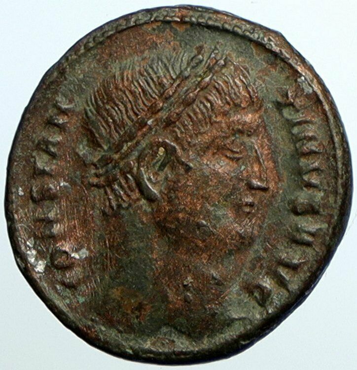 CONSTANTINE I the Great Authentic Ancient THESSALONICA Roman Coin VOT XX i102431