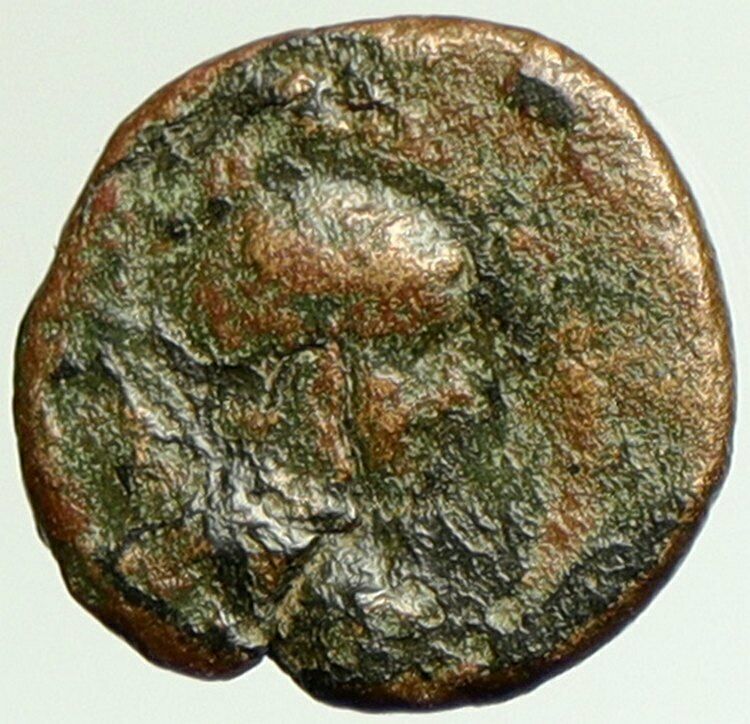 KYME in AEOLIS Genuine 100BC Authentic Ancient Greek Coin ARTEMIS & VASE i105123