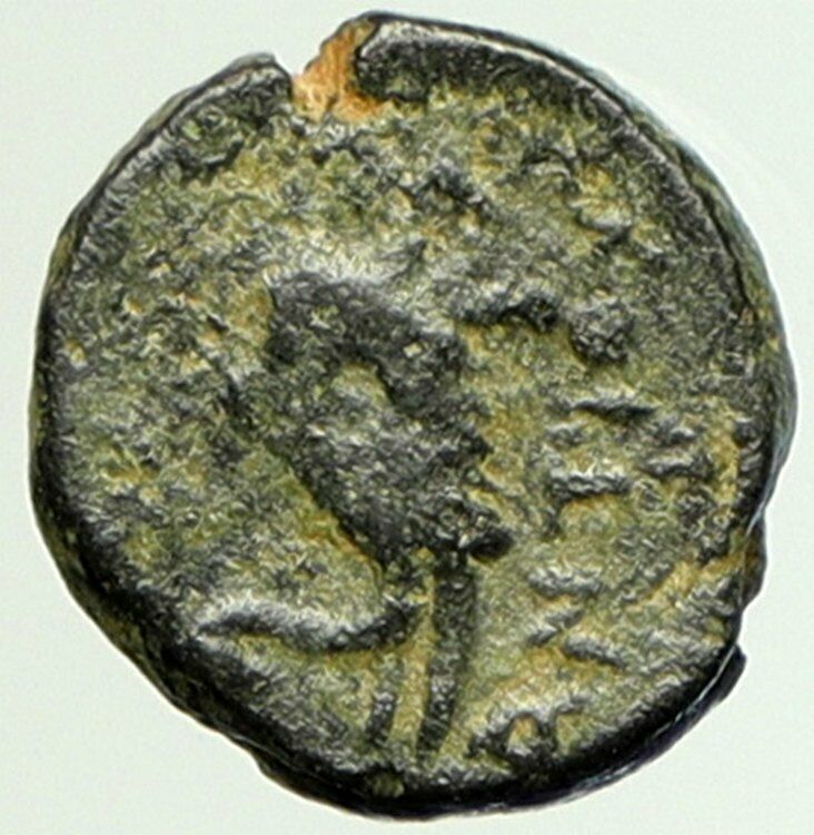 SELEUKOS IV Philopater Seleukid OLD Greek Coin QUEEN LAODIKE IV Elephant i105131