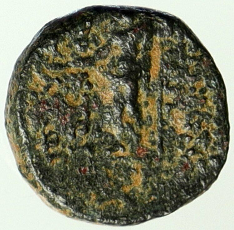 ANTIOCHOS IV EPIPHANES Seleukid 168BC Zeus & Nike Ancient OLD Greek Coin i105127