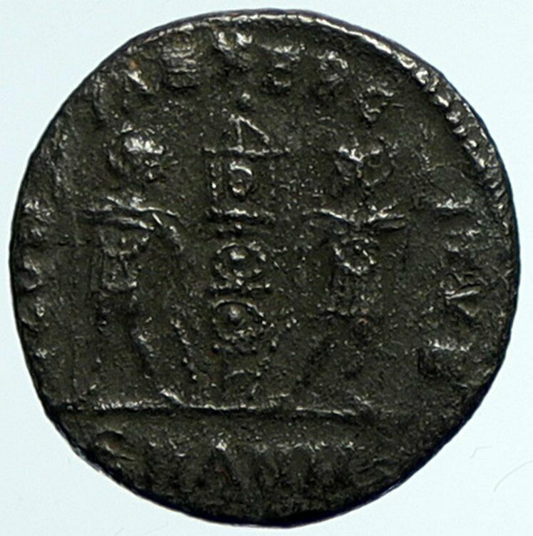 CONSTANS Authentic Ancient ANTIOCH 337AD Roman Coin WAR LEGION SOLDIERS i105030