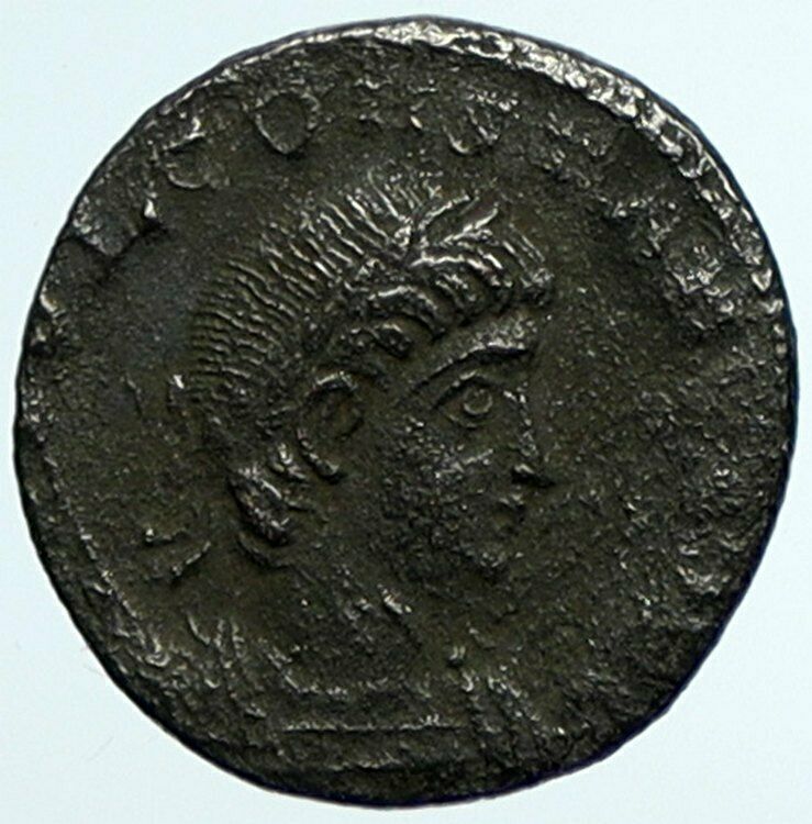 CONSTANS Authentic Ancient ANTIOCH 337AD Roman Coin WAR LEGION SOLDIERS i105030