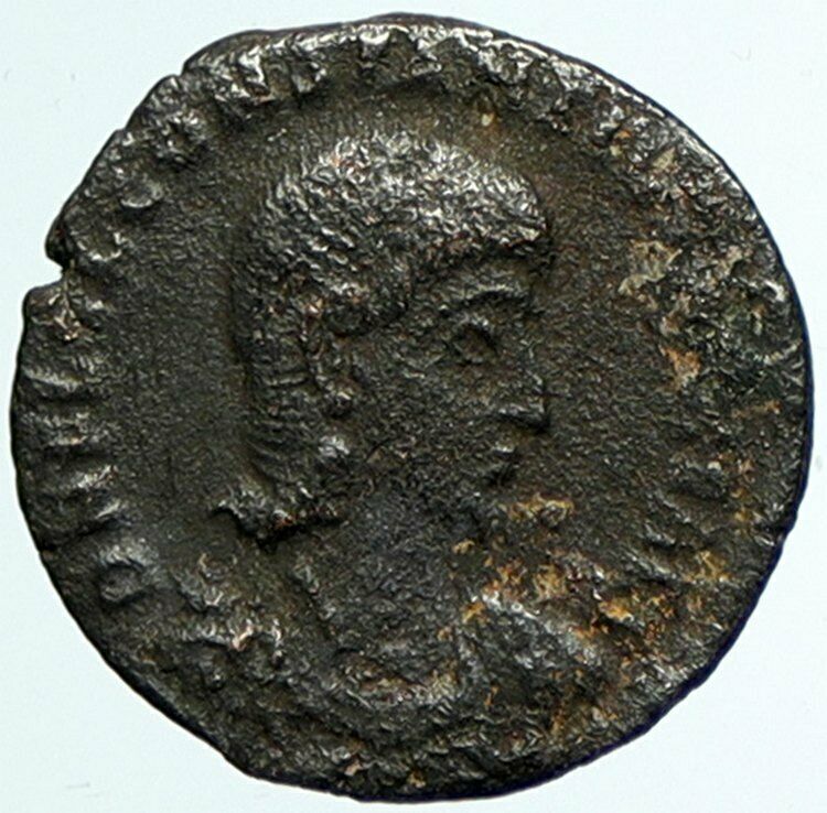 CONSTANTIUS GALLUS Authentic Ancient 351 AD Roman Coin HORSEMAN SPEARED i105027