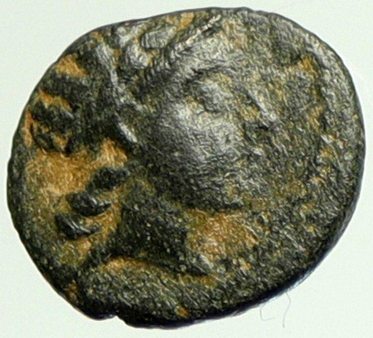 ANTIOCHOS III Megas 222BC RARE Ancient Greek SELEUKID King Coin APOLLO i105135