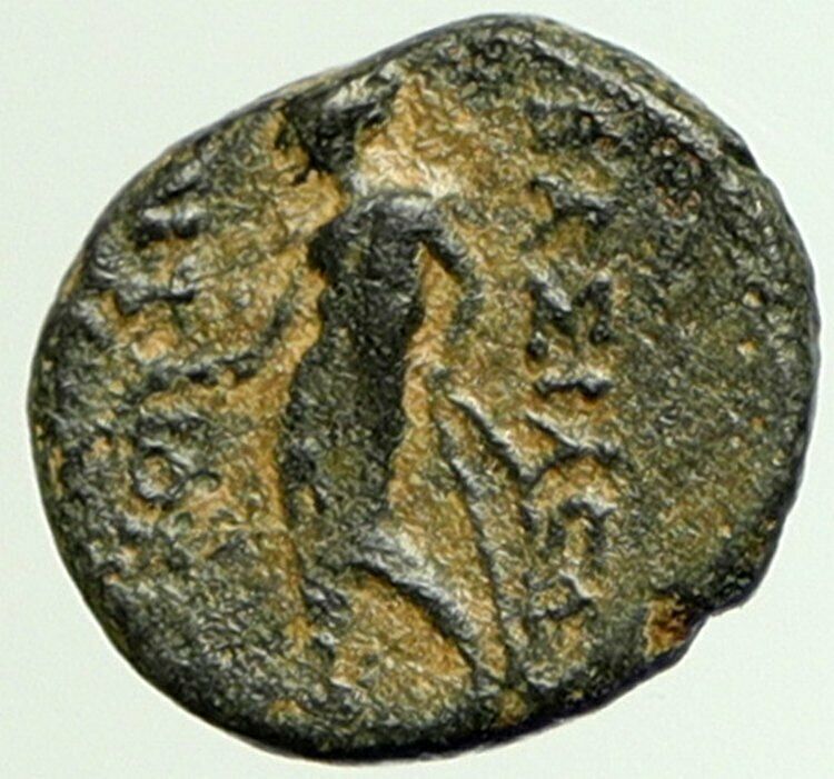 ANTIOCHOS III Megas 222BC RARE Ancient Greek SELEUKID King Coin APOLLO i105135