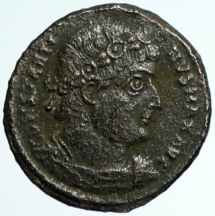 CONSTANTINE I the Great Authentic Ancient Roman Coin WAR LEGION SOLDIERS i105026