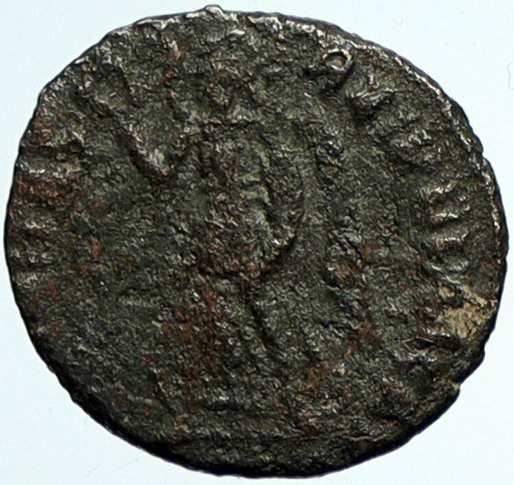 VALENS Genuine 364AD Rome Authentic Ancient OLD Roman Coin VICTORY Angel i105031