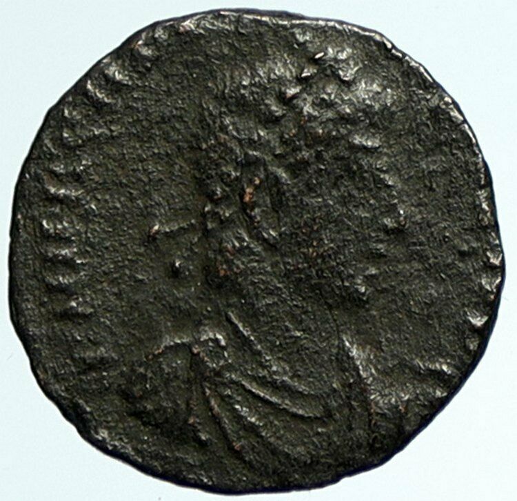 ARCADIUS crowned by Victory 395AD Cyzicus Authentic Ancient Roman Coin i105019