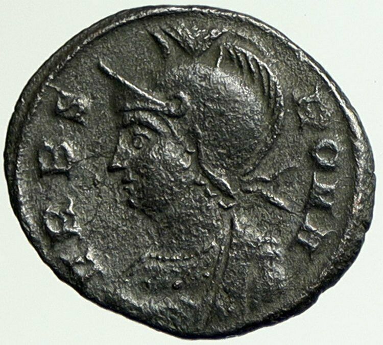 Constantine I the Great 330AD OLD Romulus Remus She-Wolf Rome Roman Coin i105059