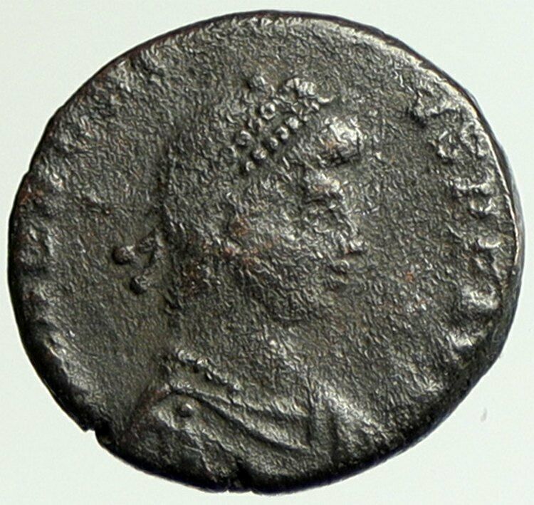 HONORIUS crowned by Victory 395AD Antioch Authentic Ancient Roman Coin i105055