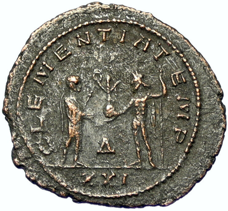 DIOCLETIAN 295AD Authentic Genuine Ancient OLD Roman Coin JUPITER ZEUS i102876