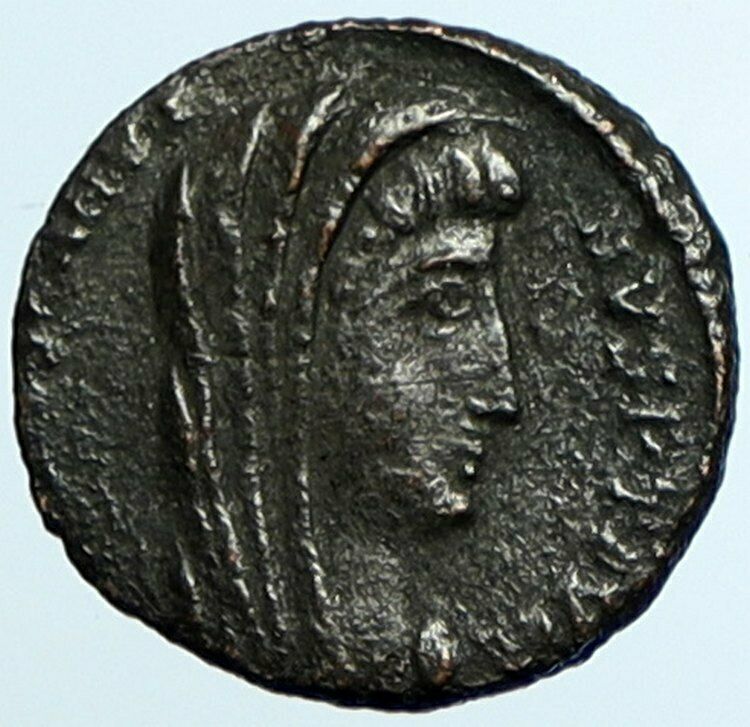 CONSTANTINE I the GREAT Old Roman Coin POSTHUMOUS Christian Deification i105395