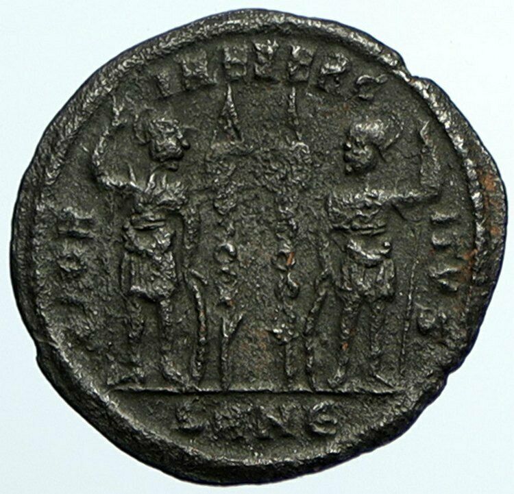 CONSTANTINE II son of the Great Ancient Roman Coin LEGION WAR SOLDIERS i105388