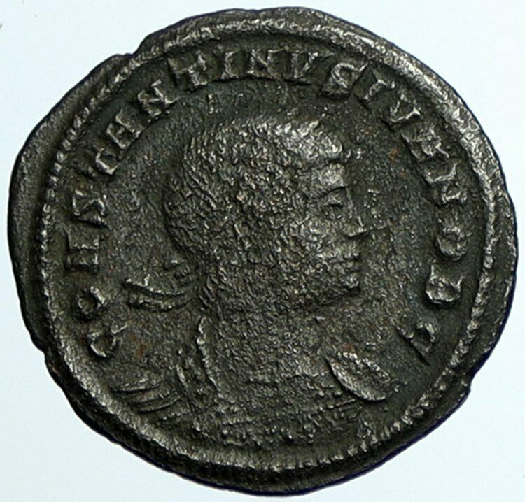 CONSTANTINE II son of the Great Ancient Roman Coin LEGION WAR SOLDIERS i105388