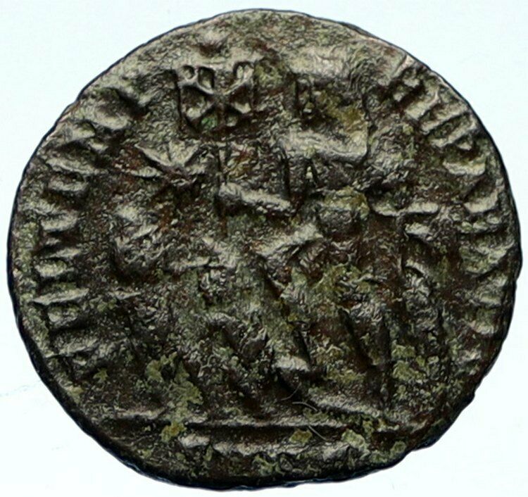 CONSTANTIUS II Son of Constantine the Great Ancient Roman Coin Labarum i102730