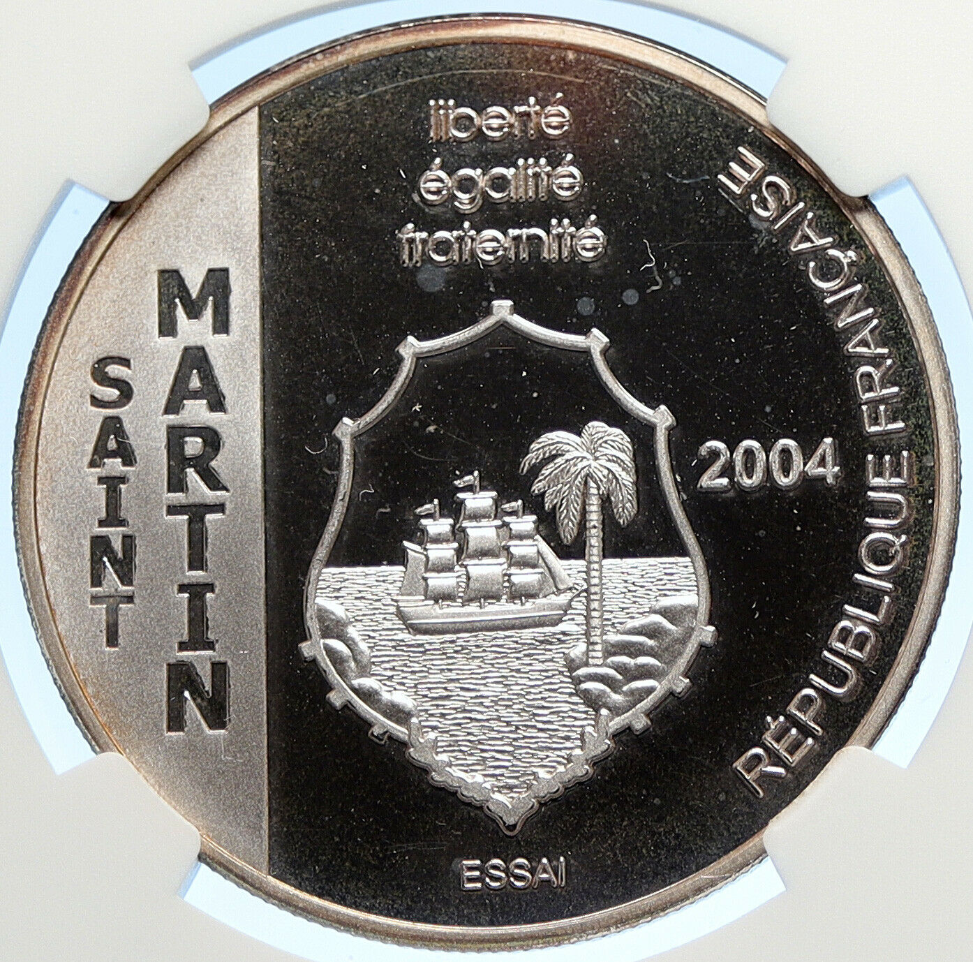 2004 FRANCE Saint Martin VILLE DE PARIS Proof Silver 1 1/2 Euro Coin NGC i106295