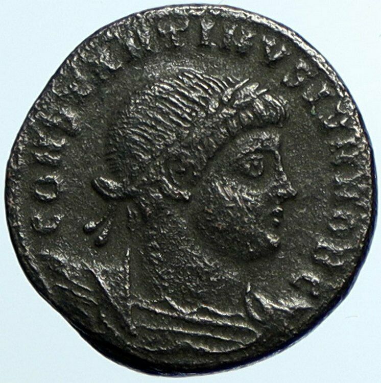 CONSTANTINE II son of the Great Ancient Roman Coin WAR LEGION SOLDIERS i105417