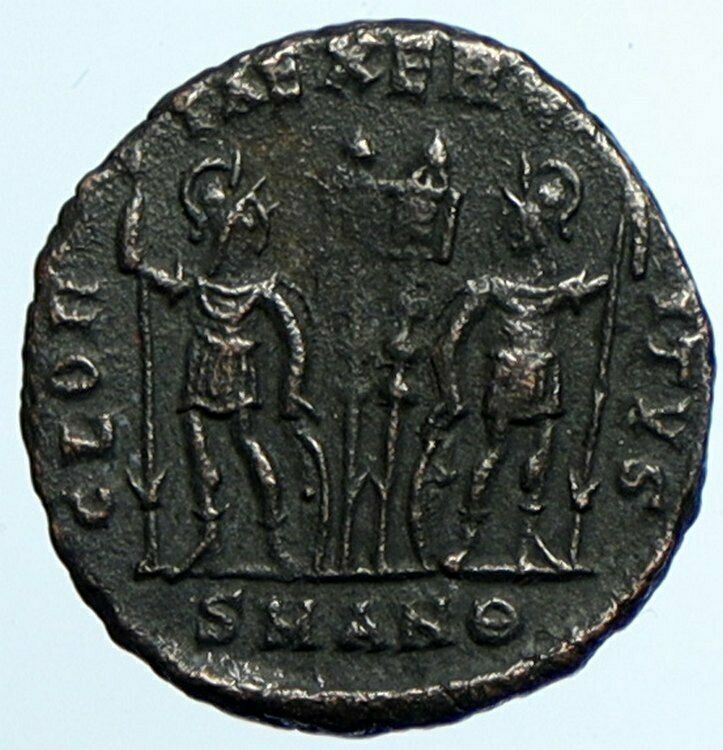 CONSTANTINE II son of the Great Ancient Roman Coin WAR LEGION SOLDIERS i105414