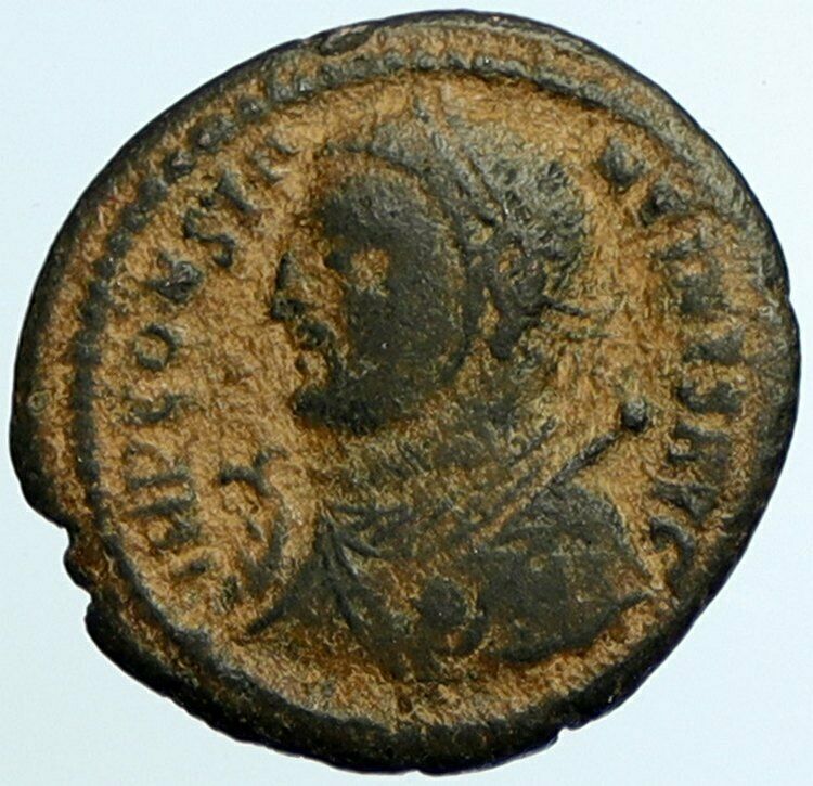 ARCADIUS 383AD Authentic Ancient Roman Coin VICTORY Trophy & WAR CAPTIVE i105408