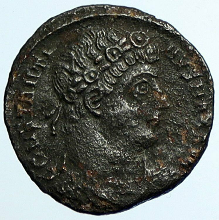 CONSTANTINE I the Great Authentic Ancient Roman Coin WAR LEGION SOLDIERS i105450