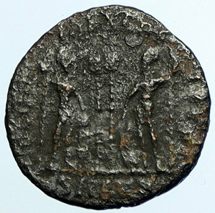 CONSTANTINE I the Great Authentic Ancient Roman Coin WAR LEGION SOLDIERS i105450