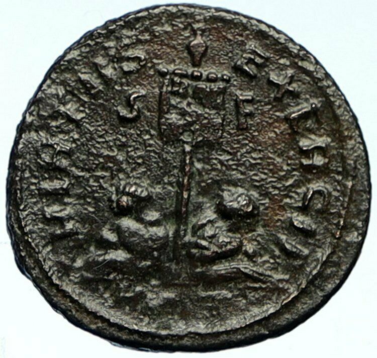 CRISPUS Authentic Ancient 320AD Thessalonica Original OLD Roman Coin VOT i102733