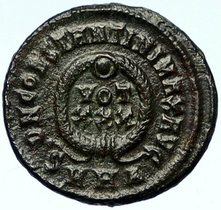 CONSTANTINE I the GREAT Authentic Antique Ancient OLD Roman Coin WREATH i102735