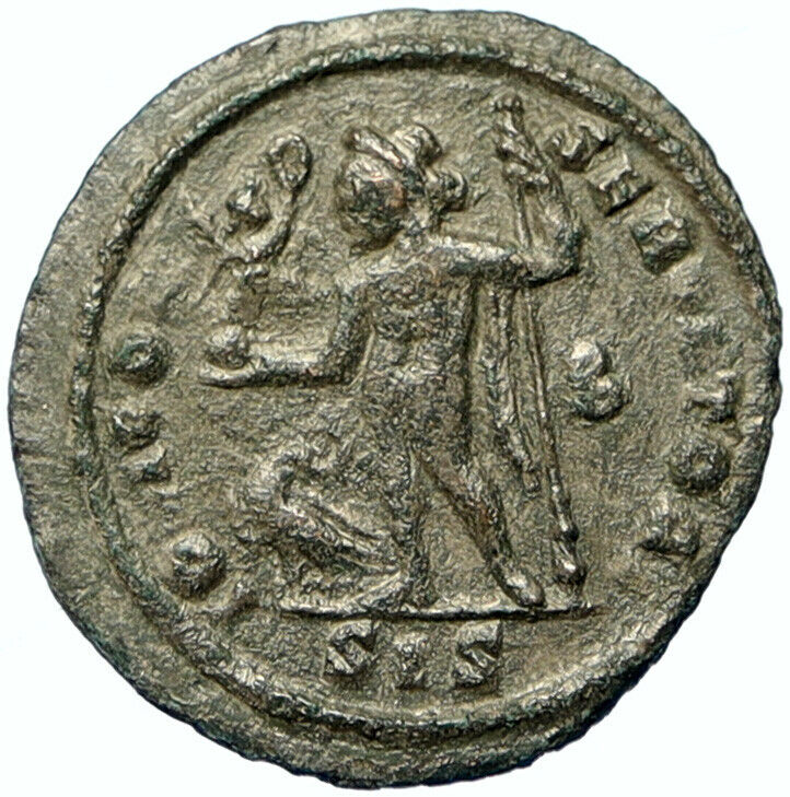 LICINIUS I Authentic Ancient 315AD Original OLD Roman Coin JUPITER EAGLE i102741