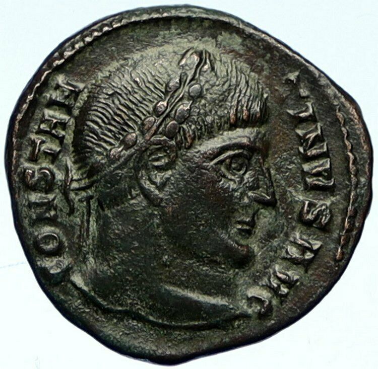 CONSTANTINE I the Great Authentic Ancient THESSALONICA Roman Coin VOT XX i102734