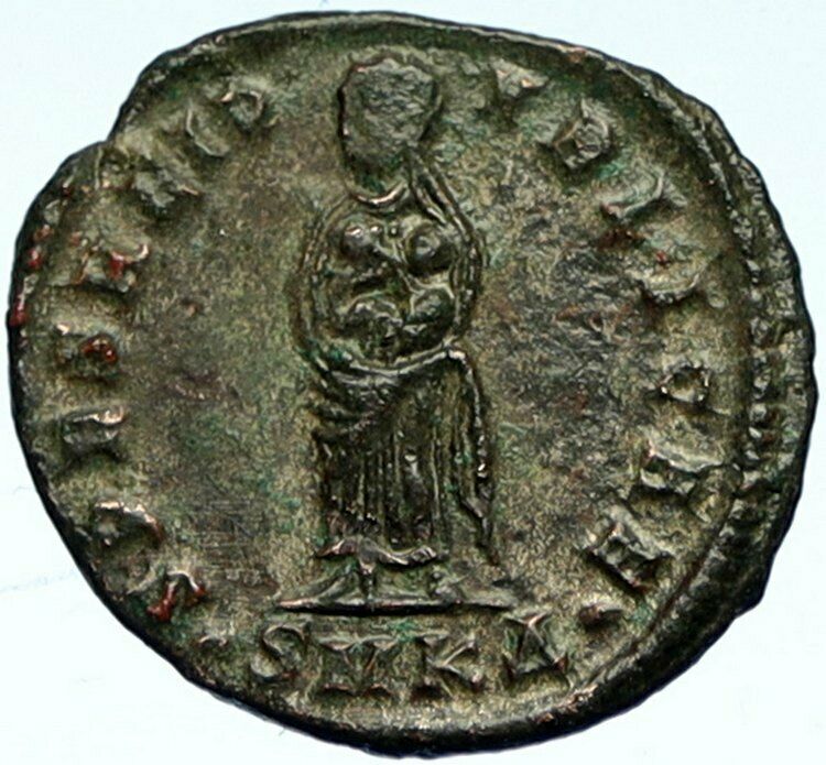 FAUSTA - CONSTANTINE I the GREAT Wife 325AD Authentic Ancient Roman Coin i102694