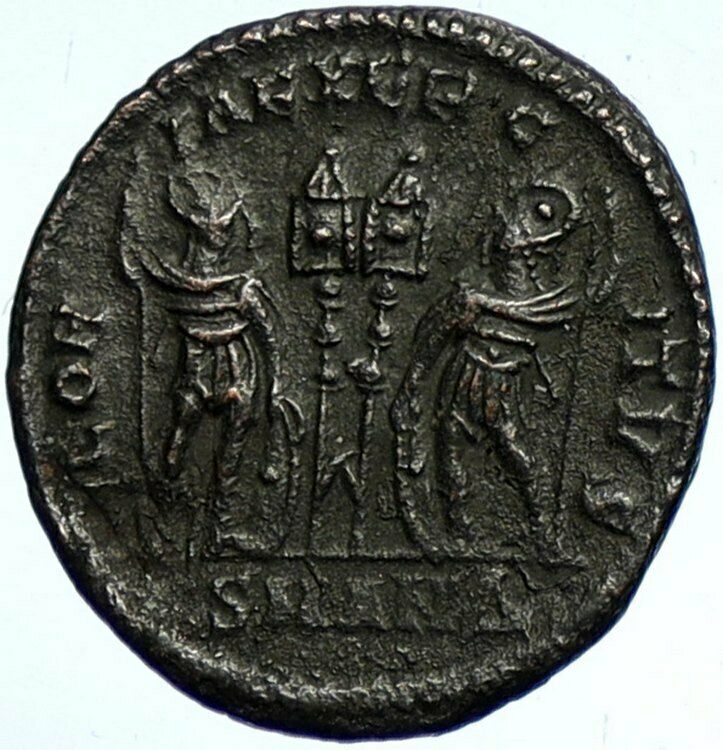 CONSTANTINE I the Great Authentic Ancient Roman Coin WAR LEGION SOLDIERS i100992