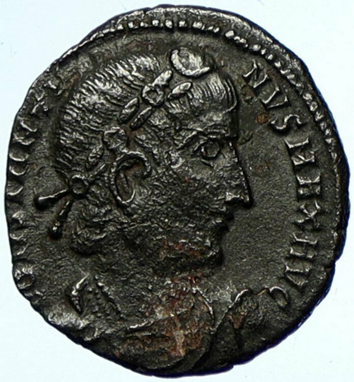 CONSTANTINE I the GREAT Authentic Ancient Roman Coin WAR LEGION SOLDIERS i100984