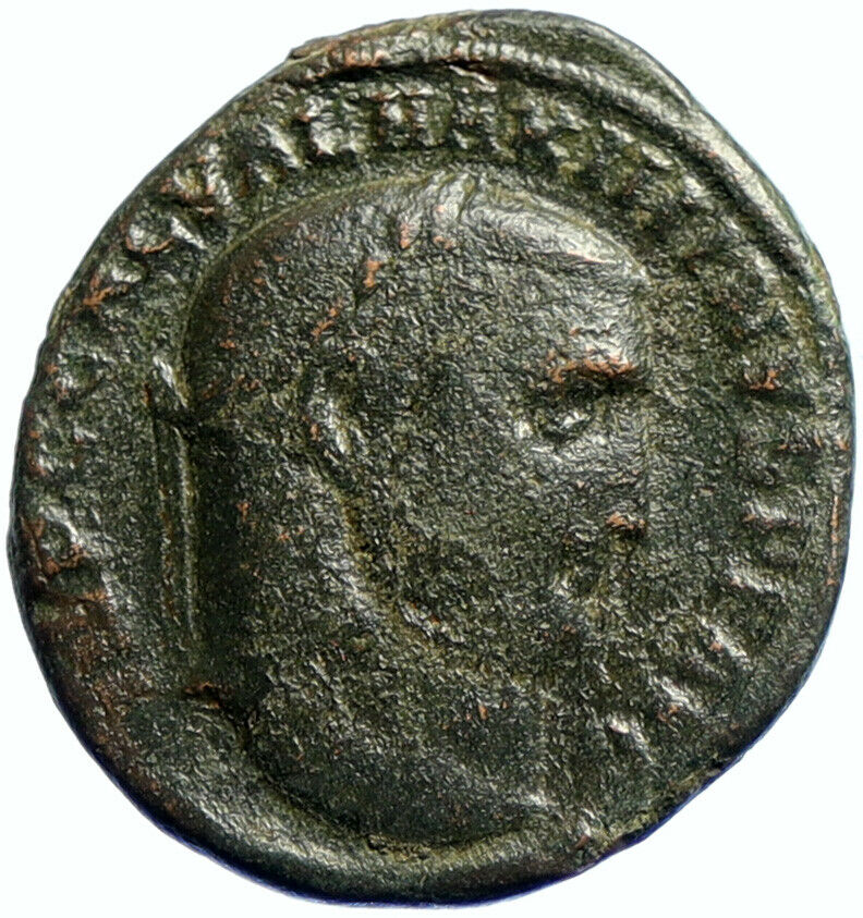 MAXIMINUS II DAIA Authentic Ancient 310AD Antique OLD Roman Coin GENIUS i103701