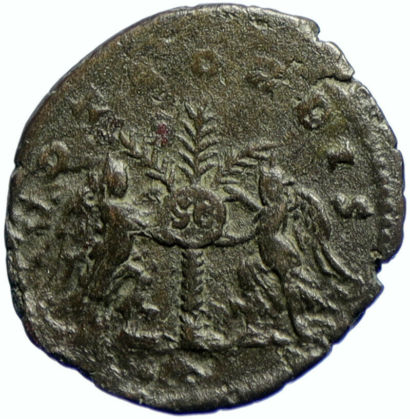 GALLIENUS Son of Valerian I ANTIOCH Ancient Roman Coin VICTORY ANGELS i103693