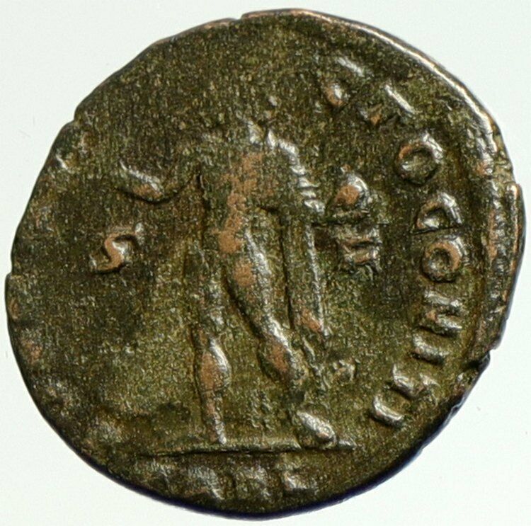 CONSTANTINE I the GREAT Arles Authentic Ancient 316 AD Roman Coin SOL i104323