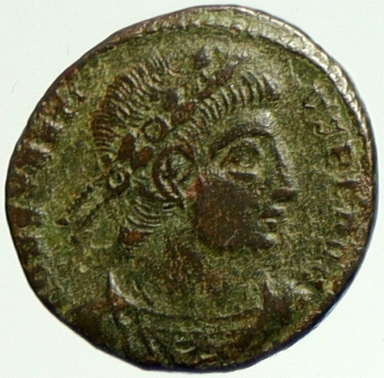 CONSTANTIUS II Siscia Authentic Ancient Roman Coin WAR LEGION SOLDIERS i104325