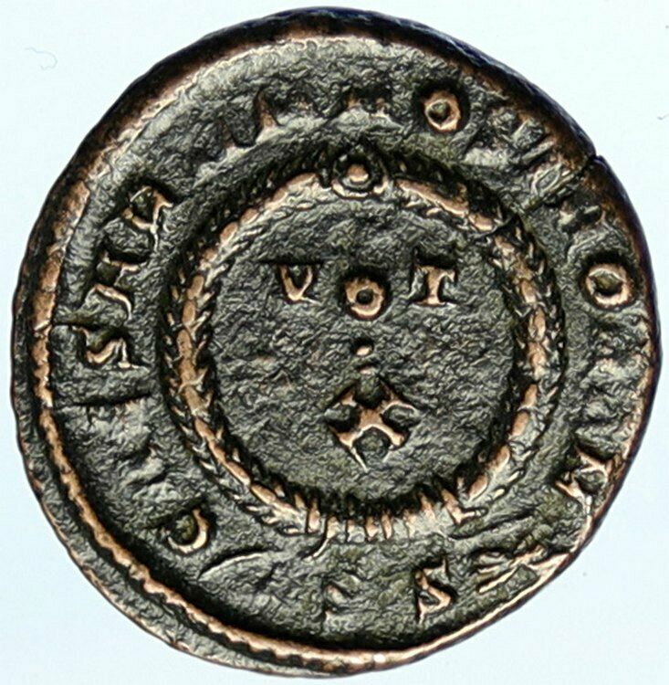 CONSTANTINE II Son of the Great Authentic Ancient Circa Roman Coin VOT X i102783