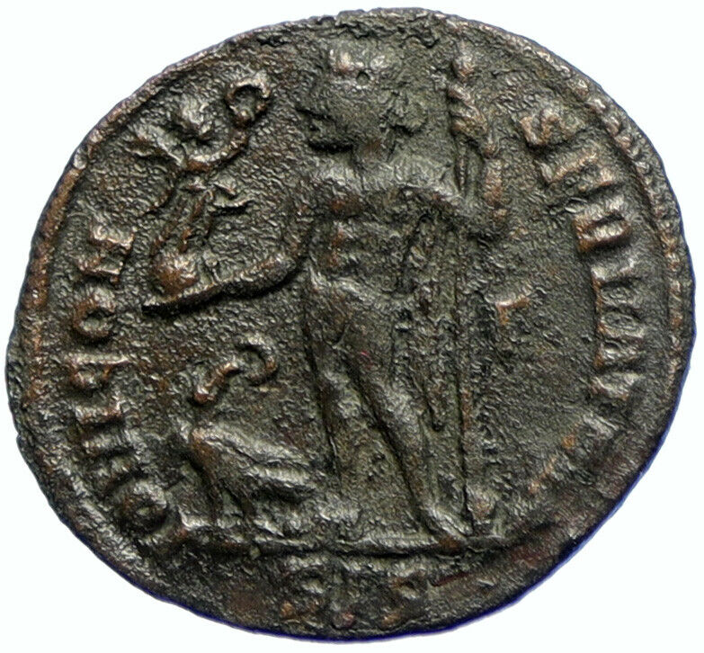 LICINIUS I Authentic Ancient 315AD Original OLD Roman Coin JUPITER EAGLE i103697