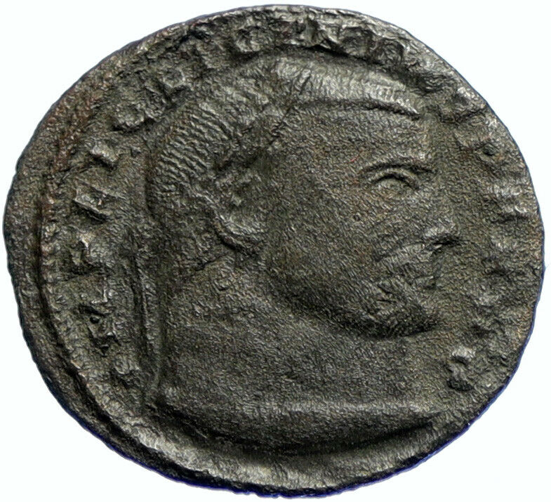 LICINIUS I Authentic Ancient 315AD Original OLD Roman Coin JUPITER EAGLE i103697