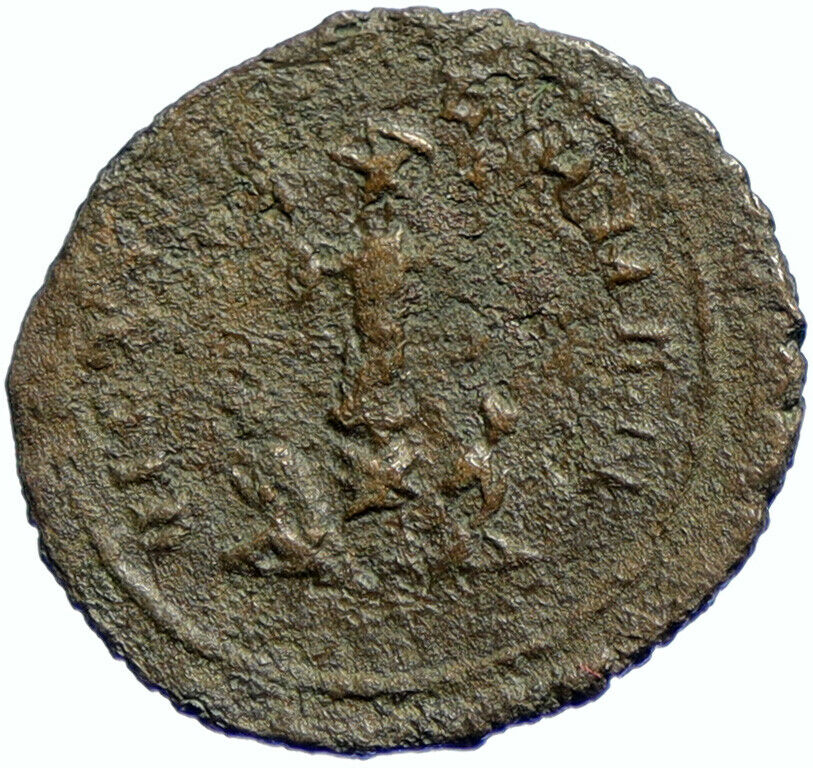 CLAUDIUS II 268AD Authentic Ancient Roman Coin Trophy Bound Captives i103691