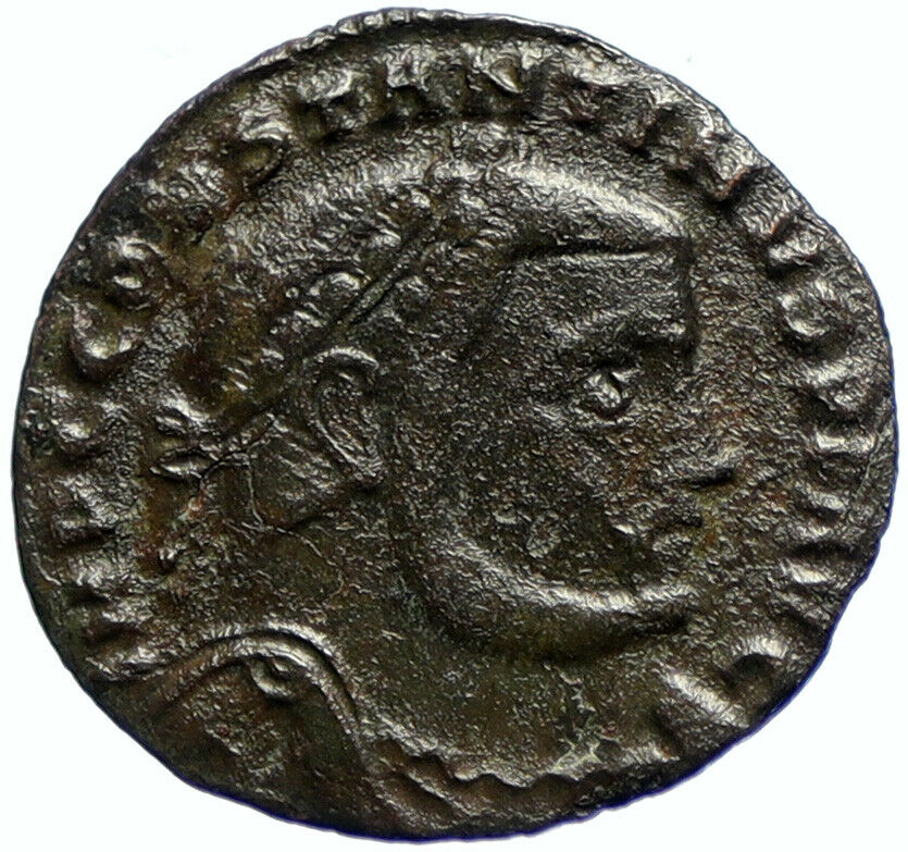 CONSTANTINE I the Great 312AD Ancient Old Roman Coin ZEUS GLOBAL VICTORY i103698