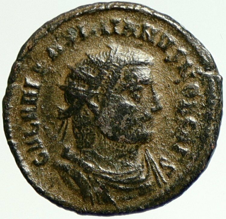 DIOCLETIAN Antioch Ancient Old Roman Coin ZEUS GLOBAL VICTORY to EMPEROR i104302