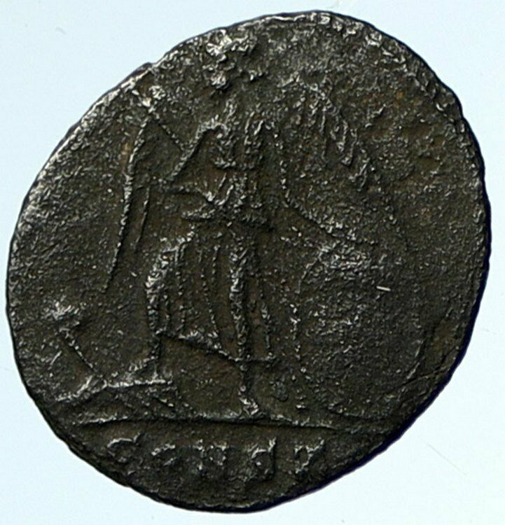 CONSTANTINE I the GREAT Founds Constantinople OLD Ancient Roman Coin i103413