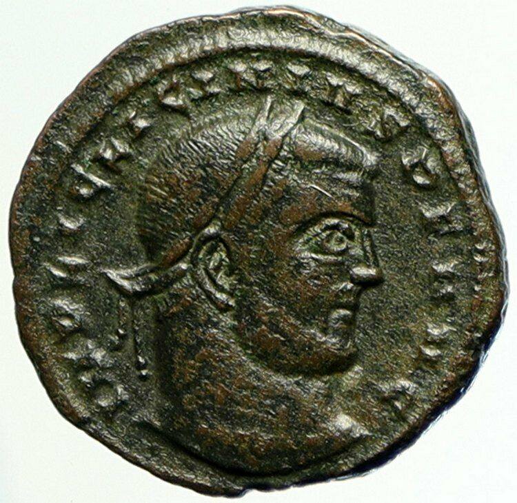 LICINIUS I Authentic Ancient 315AD Original OLD Roman Coin JUPITER EAGLE i104386