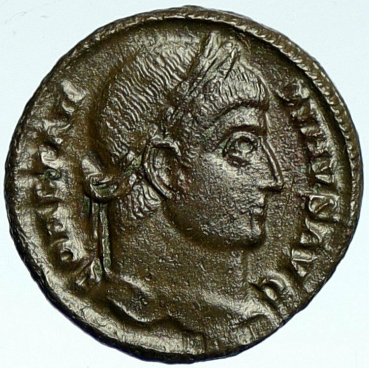 CONSTANTINE I the GREAT Authentic Ancient LEGIONARY CAMP GATE Roman Coin i103351