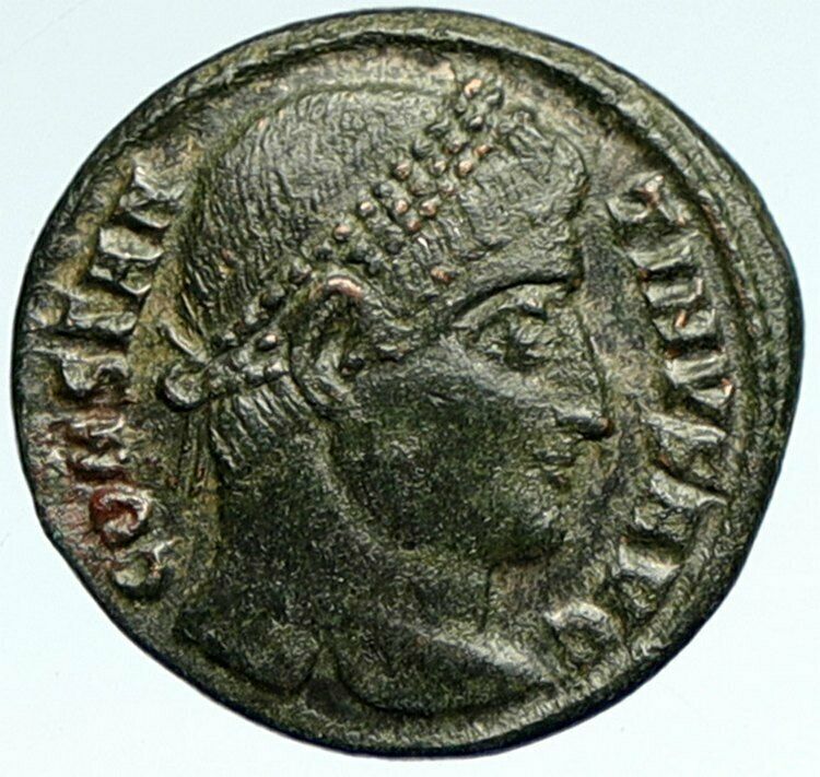 CONSTANTINE I the GREAT Authentic Ancient Roman Coin LEGION CAMP GATE i103343