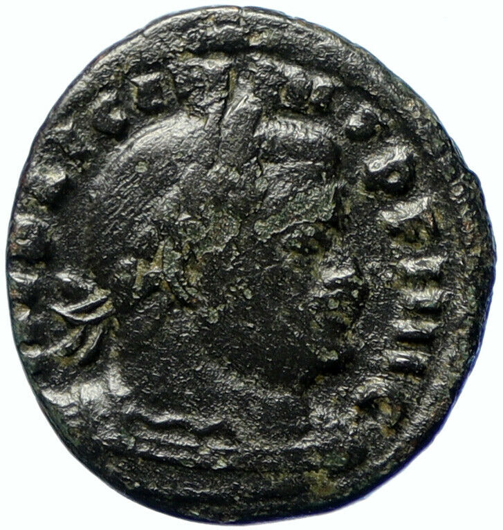 LICINIUS I Authentic Ancient 313AD Rome Genuine OLD Roman Coin SOL GLOBE i103719